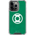 DC Comics Green Lantern Original Logo iPhone 14 Pro Clear Case
